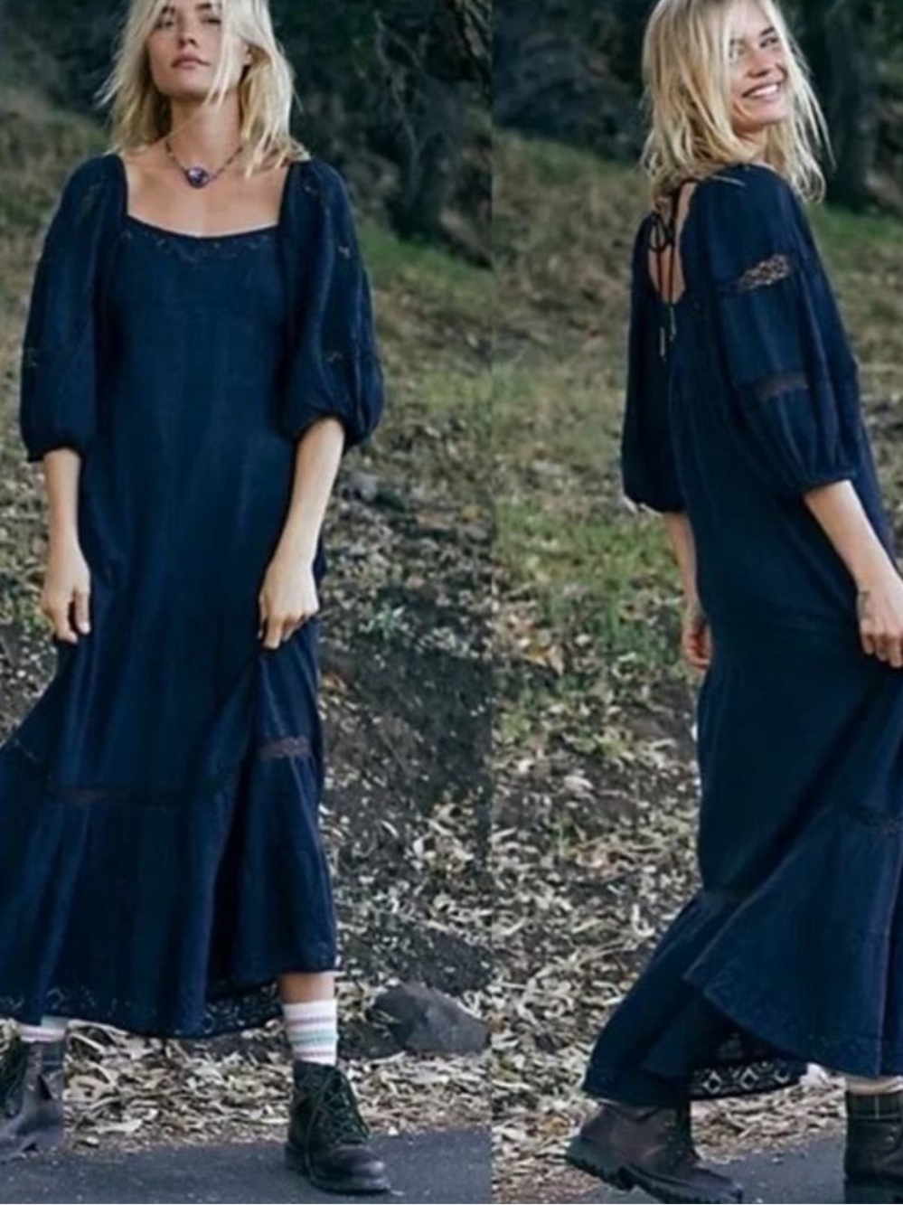 Free People All That Attitude Tiered Maxi Dress - Picture 2 of 6